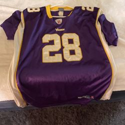 Adrian Peterson Vikings Jersey Size 56