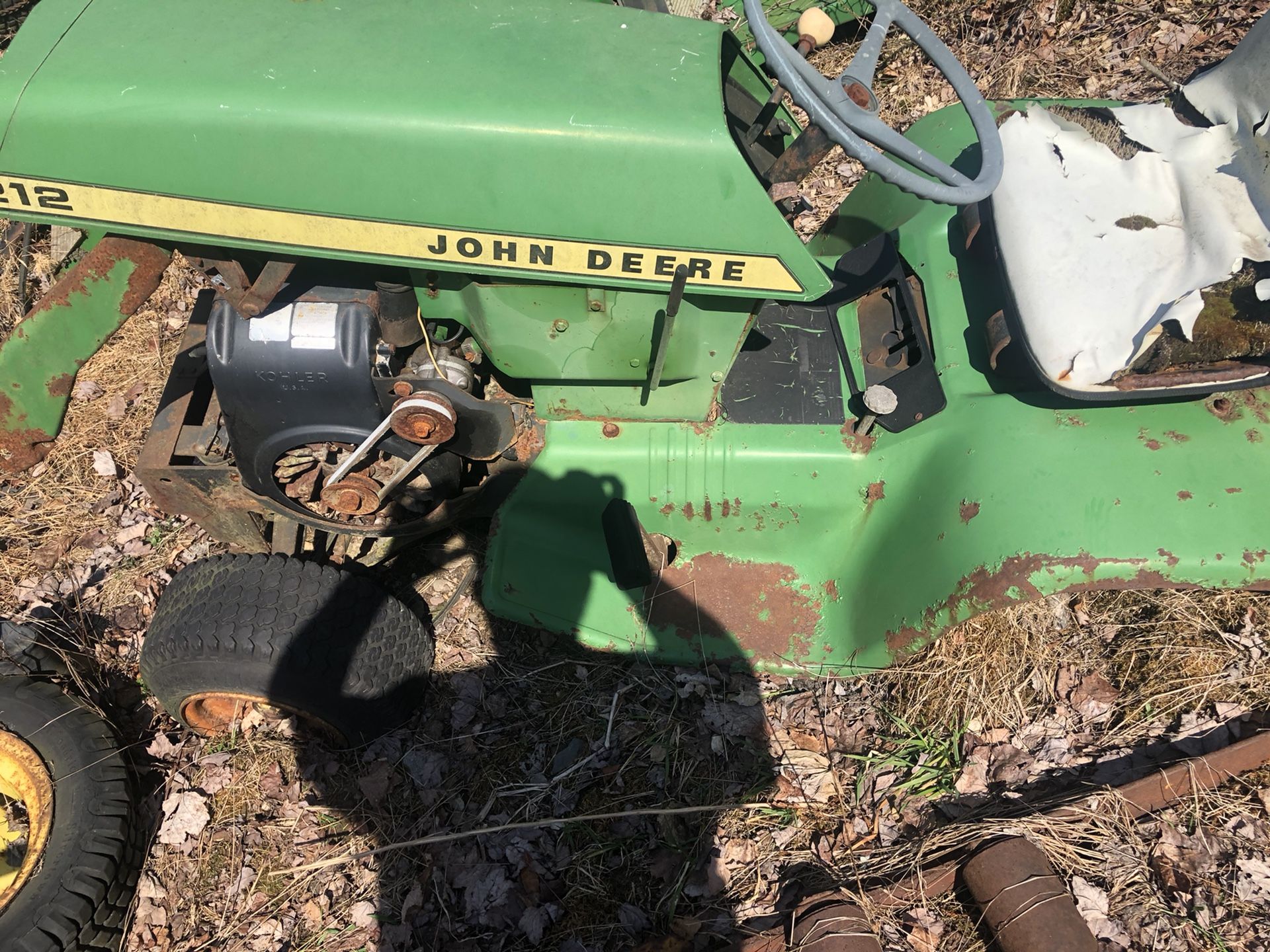john deere 212 hyd lift
