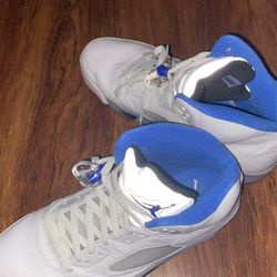 Air jordan 5 retro white stealth13.