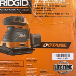 Ridgid 18V Sheet Sander Tool Only