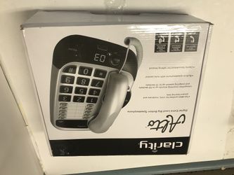 CLARITY ALTO SEVERE HEARING LOSS AMPLIFIED LOUD BIG BUTTON LIGHTED CORDED PHONE