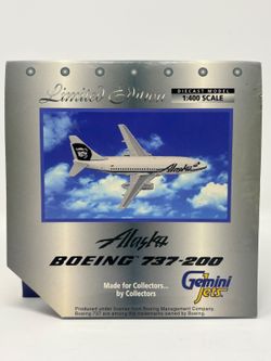 GeminiJets Alaska Airlines Boeing 737-200 N730AS 1:400 Limited Edition