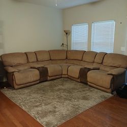 Electric 3 Recliner Couch