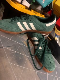 Adidas Samba Green Suede Sneakers