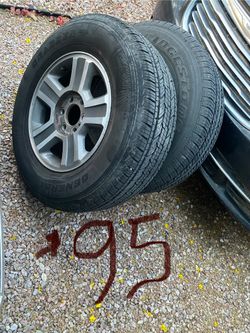 Pair (2) Expedition, Navigator, Lincoln Mark LT, F150 17” Alloy Rims / Tires 