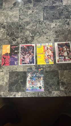 NBA cards - Micheal Jordan 5 card lot