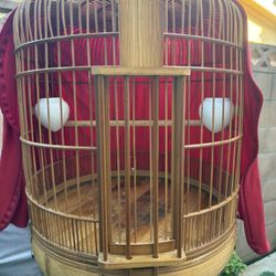 bamboo bird cage