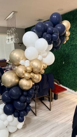 Balloon half arch