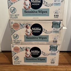 Millie Moon Baby Wipes $18 Each Or 3 For $50