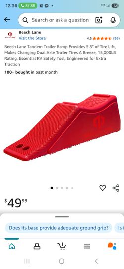 Beech Lane Tandem Trailer Ramp Provides 5.5" of Tire Lift