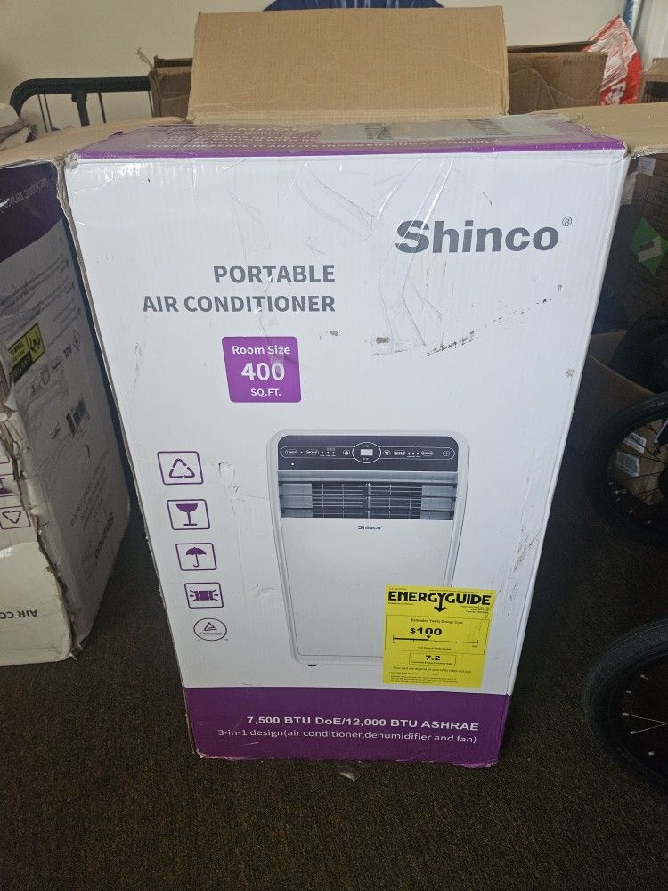 Shinco Portable Air Conditioner 12'btu