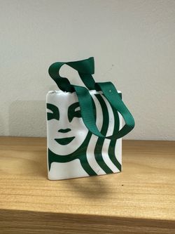 Starbucks bag Christmas ornament