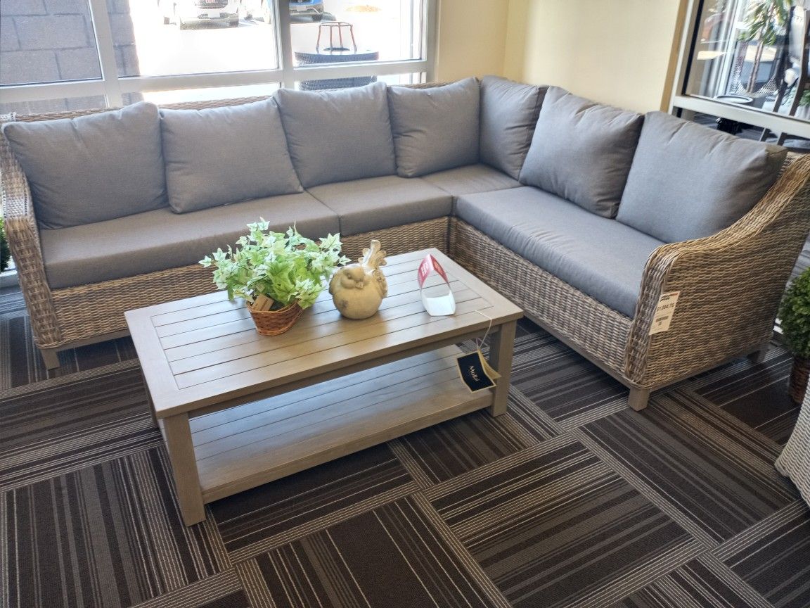 5pc Patio Sectional Set