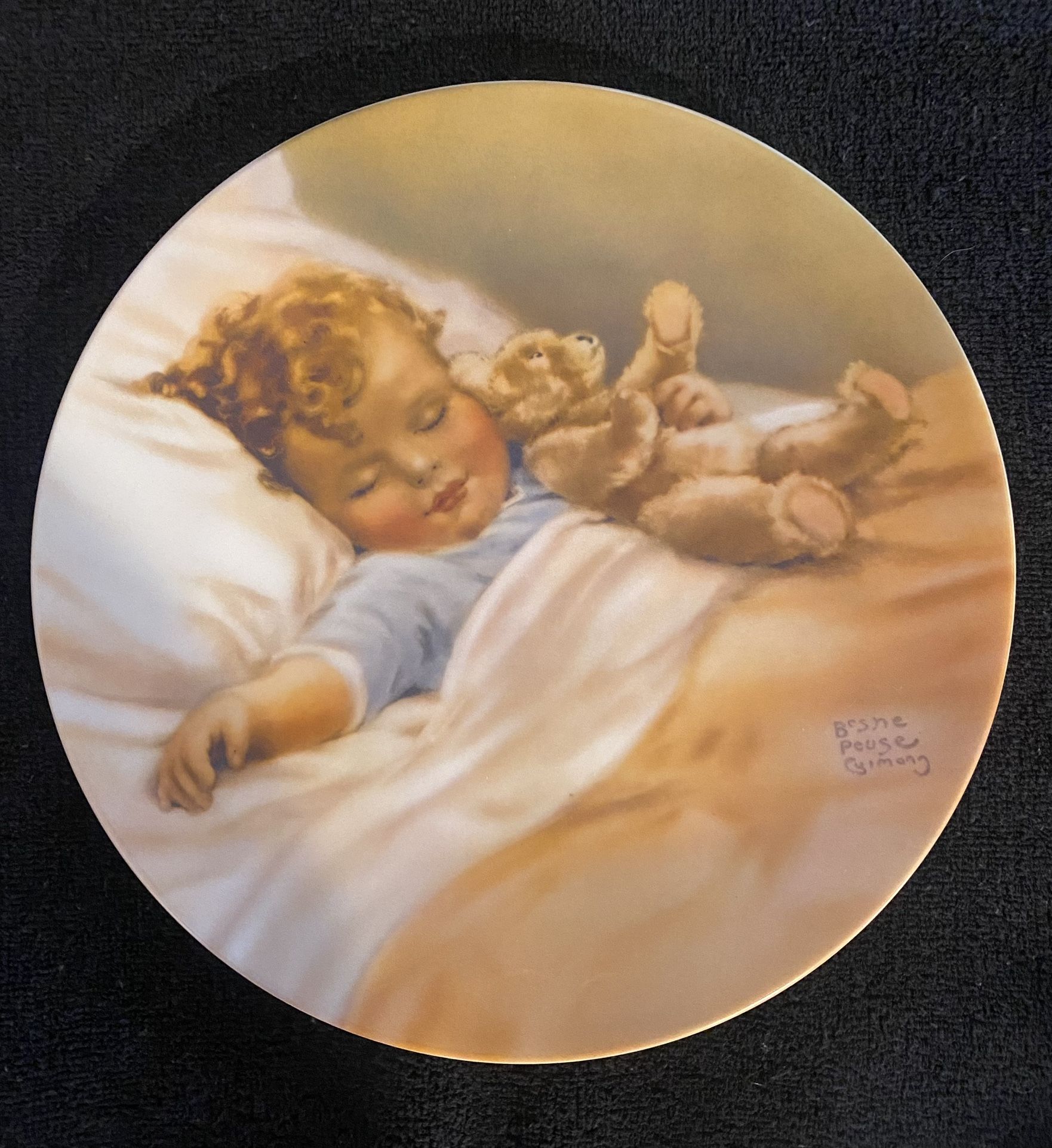 “Happy Dreams” – Collector Plate by Bessie Pease Gutmann