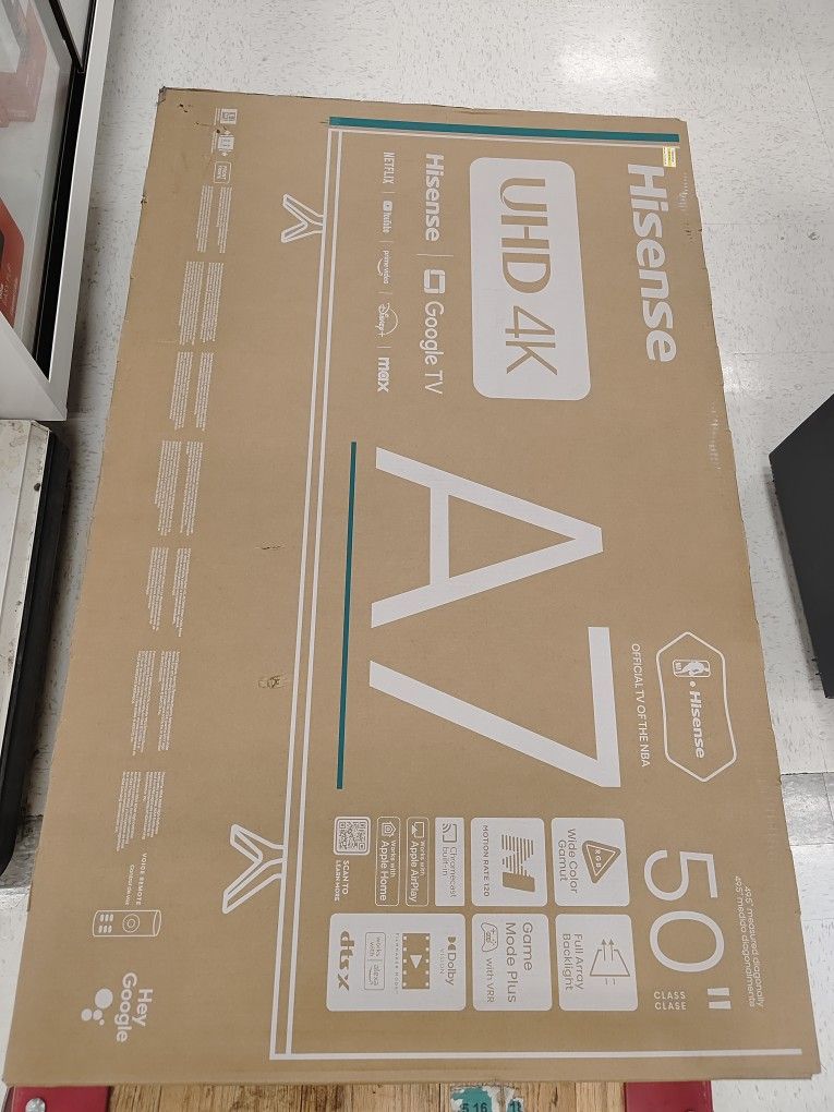 Hisense 50" 4K UHD Smart Google TV - 50A7N