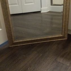 Large Custom Mirror. Nice.