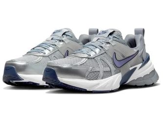Nike V2K Run Wolf Grey/Midnight Navy - Men's Size 12 M - HJ4497-002