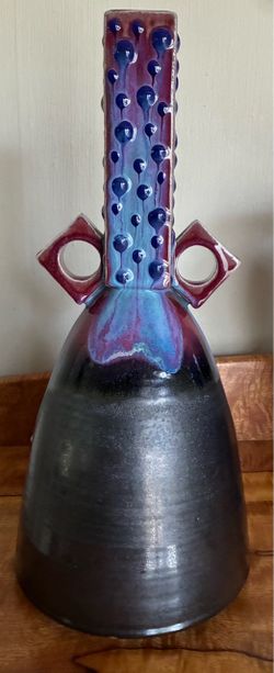 Signed Matthew Patton Studio Pottery vase
