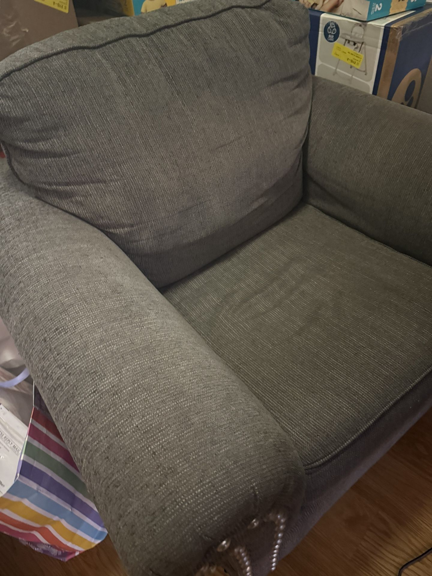 Gray Sofa Chair Large