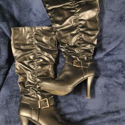 High heeled Boots Size 8