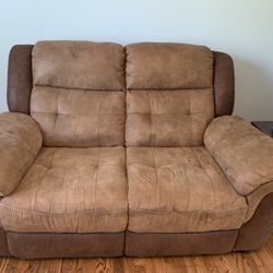 Brown Loveseat