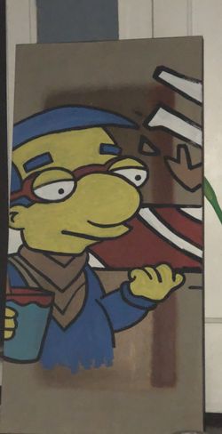 Milhouse mural