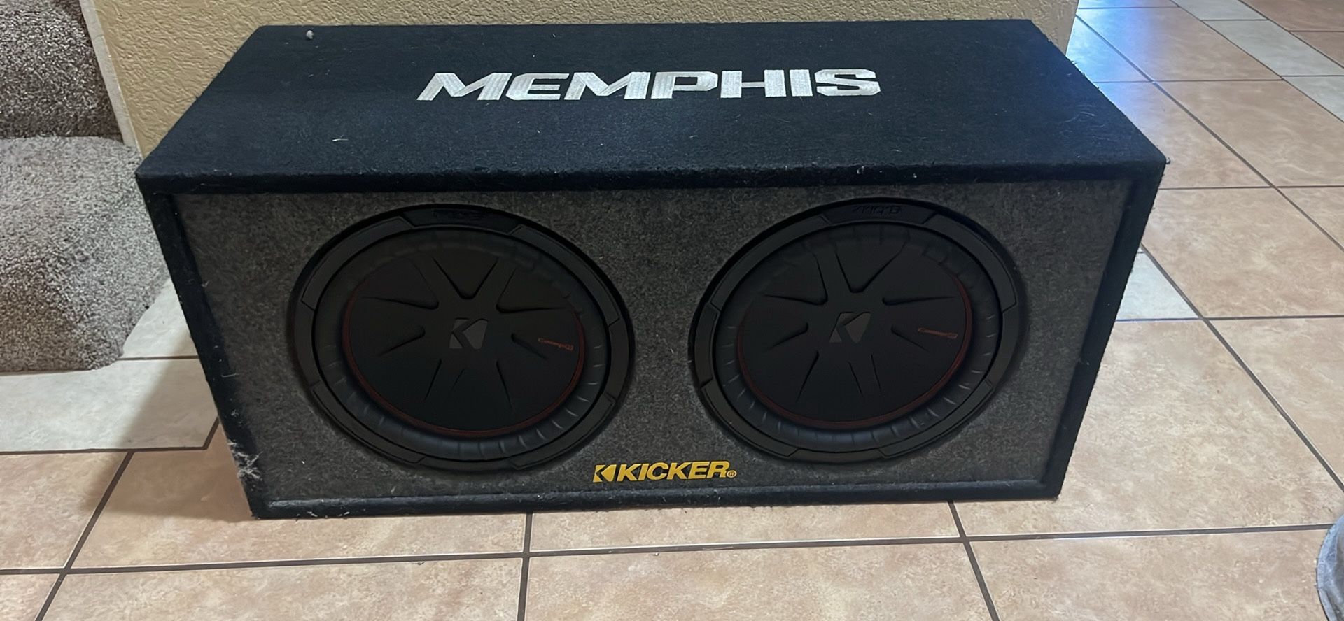 Brand New 12” Kickers With Memphis Box 