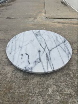 Crate & Barrel Marble Lazy Susan