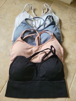 Lot Of 4 Sports Bra With Pad Size S