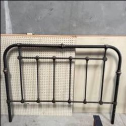 Queen headboard bronze