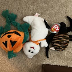 Halloween Beanie Baby Set