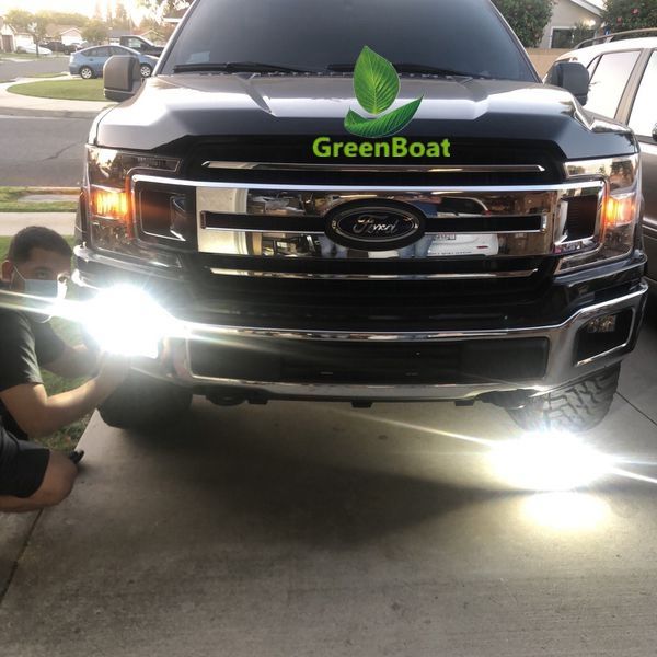 9006 HB4 LED Headlight Bulbs Kit Low Beam or Fog Light 6500K White US brand. Greenboat