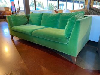 IKEA Stockholm Three Seater in Green Velvet