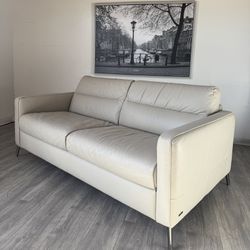 Modern Leather Sofa (delivery available)