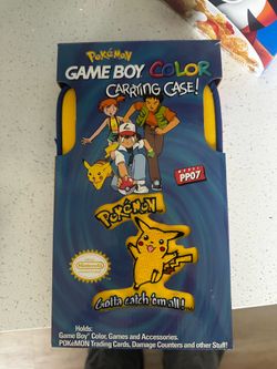 vintage gameboy color pokemon case