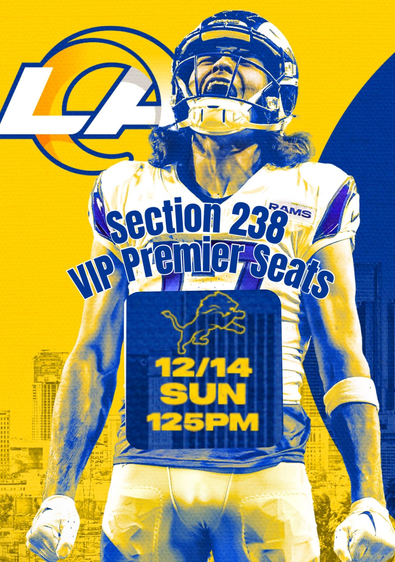 Rams Eagles VIP Premier Football Tickets And parking