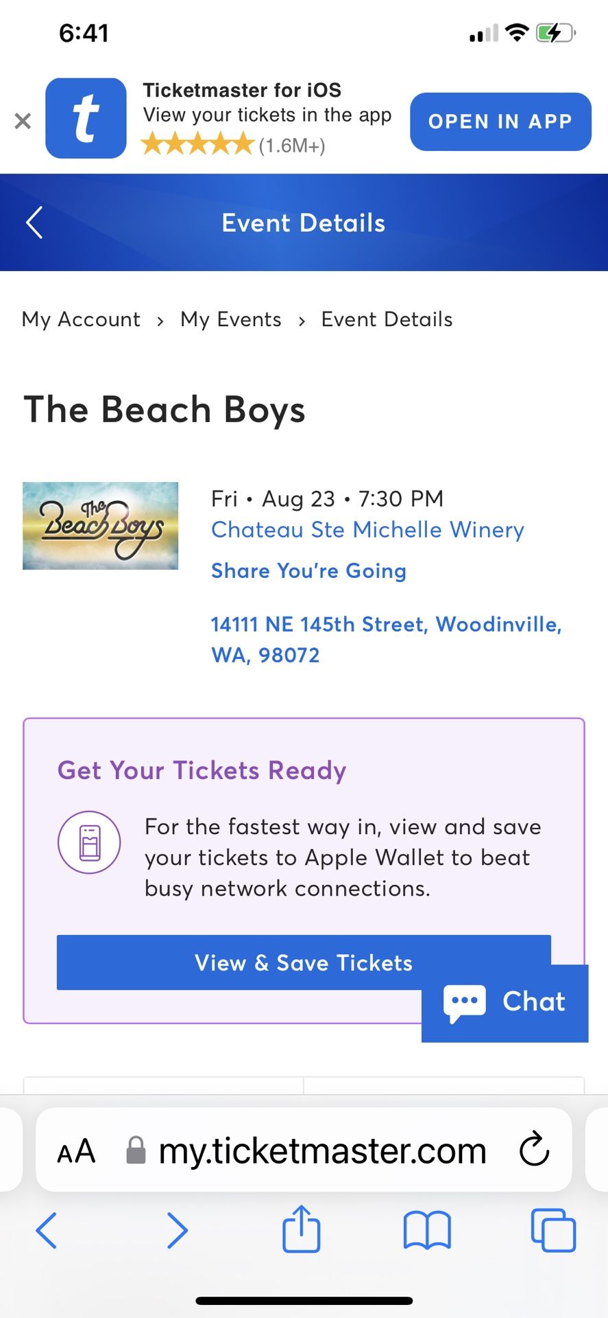 Original Beach Boys Tickets Tonight