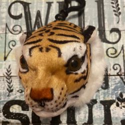 Tiger Plush Keychain from Wild Animal Gum