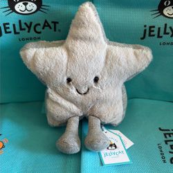 Small Silver Star Jellycat 
