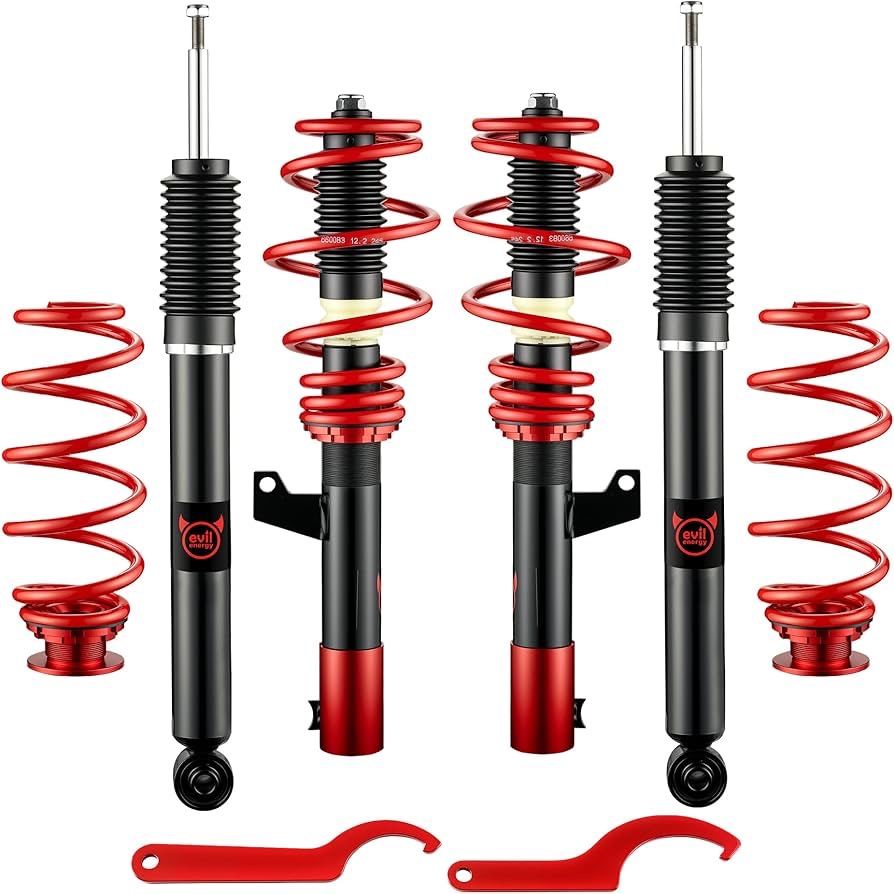 brand new in box Coilovers Compatible for Volkswagen Golf GTI Rabbit Jetta MK5 MK6 2006-2014, for Audi A3 8P (FWD) 2006-2014, Height Adjustable Loweri