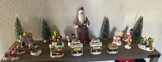 Vintage Ceramic Christmas Train