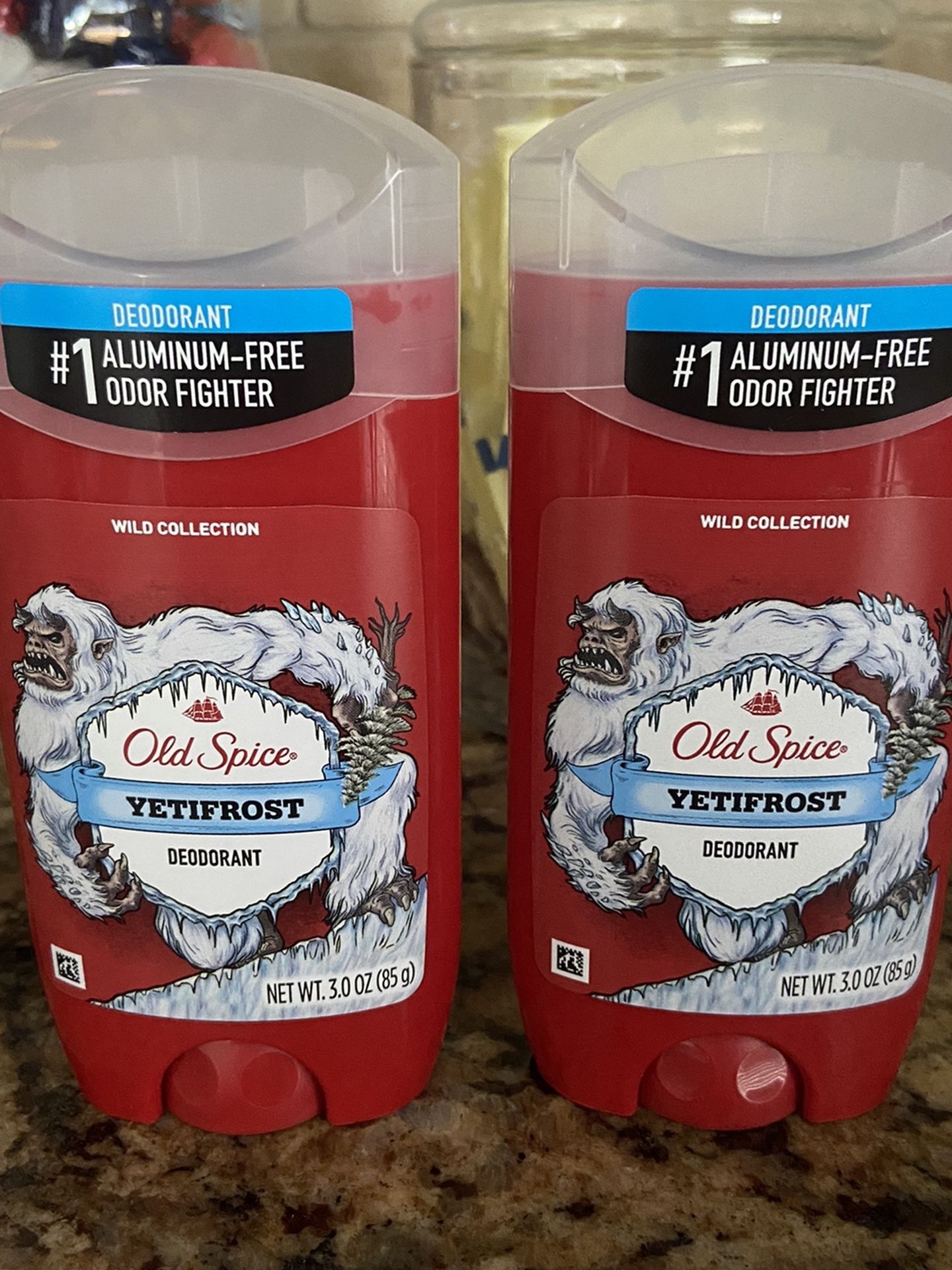 Set of 2 old spice YETI FROST antiperspirant deodorant•GEL•3oz•all for $8