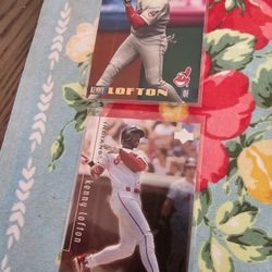 Kenny Lofton Cleveland Indians Baseball Cards 