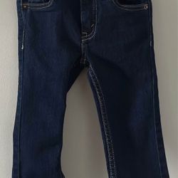 Levi Boys 18 Month Denim Jeans 514 Dark Wash Straight