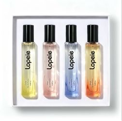 Lopeie Women's Perfume Gift Set | 4 Mini Perfume Bottles for Women | Travel Size Women's Fragrance Collection for Ladies Gift | Ideal for All Occasion