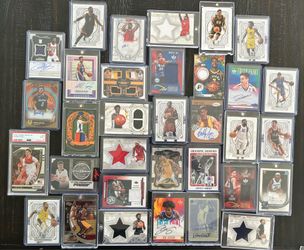 80 Card NBA Lot - Autos, Relics, #’d, Slab
