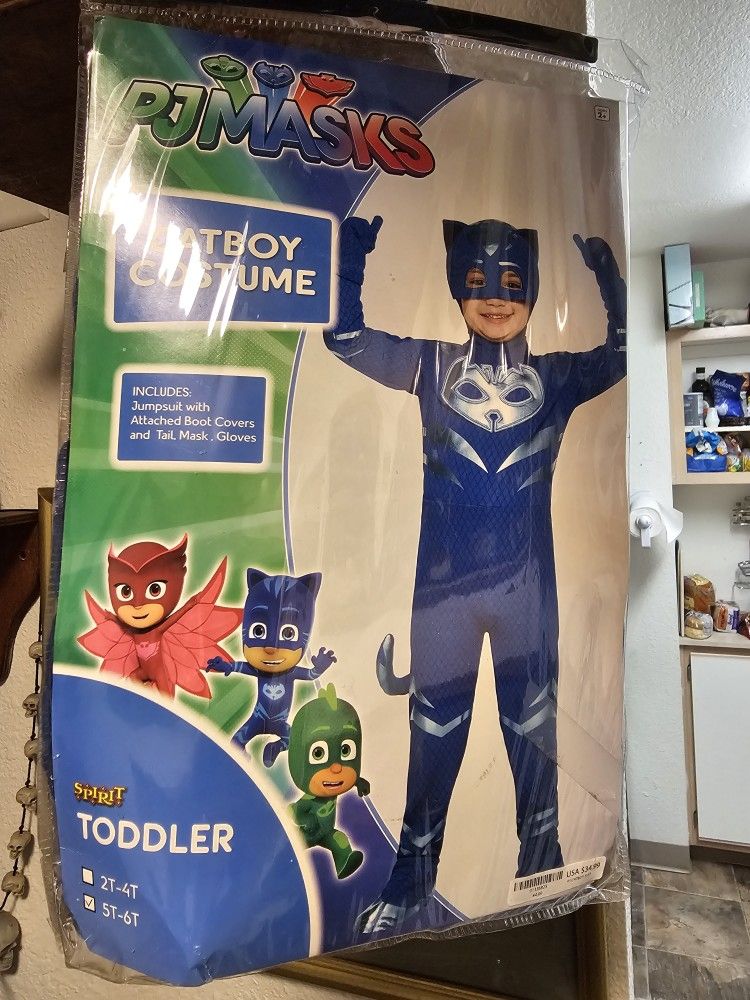 PJ masks, Halloween costume.