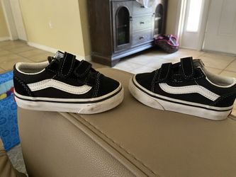 Black And White Vans Size 6 In Toddlers 