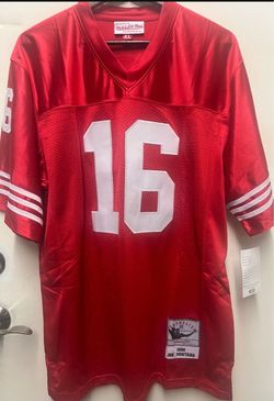 Joe Montana #16 San Francisco 49’ers New Red Jersey