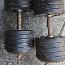 Ivanko 80lb Dumbbells 